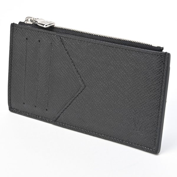 imgrc0102980263 Louis Vuitton Coin Card Holder Zip Taiga Black