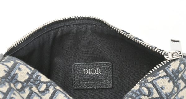 imgrc0103018963 Dior Roller Oblique Jacquard Messenger Bag Black