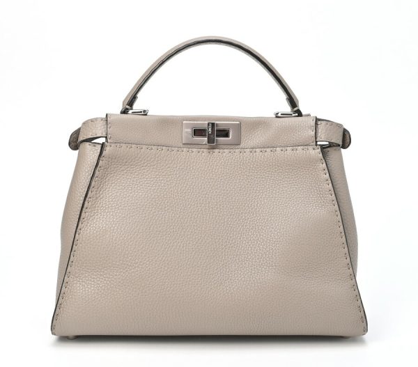 imgrc0103020873 Fendi Peekaboo Medium Selleria Greige