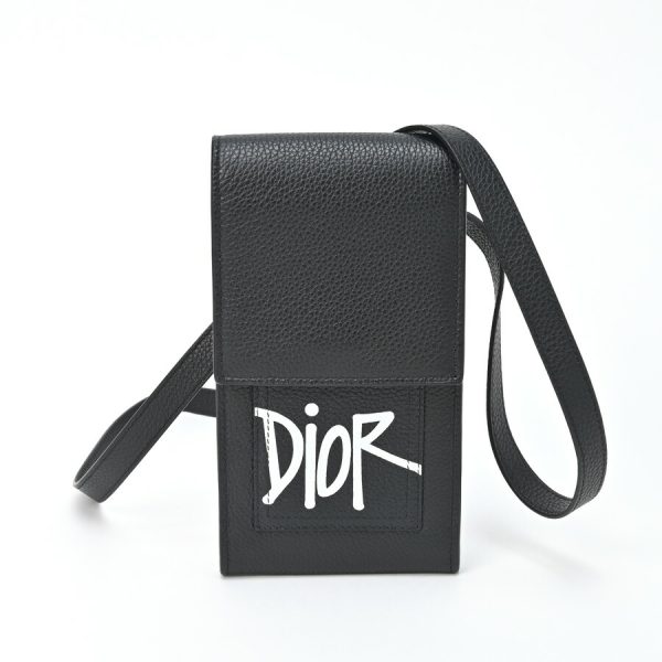 imgrc0103032093 Dior Sean Stussy Phone Holder Pouch Shoulder Bag