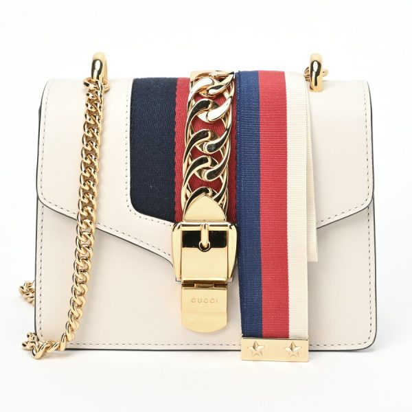 imgrc0103035574 Gucci Sylvie Shoulder Bag Chain White