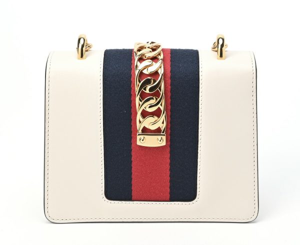 imgrc0103035577 Gucci Sylvie Shoulder Bag Chain White