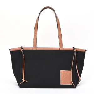 imgrc0103053373 Celine Vertical Coverage Tote Bag Leather Canvas Natural