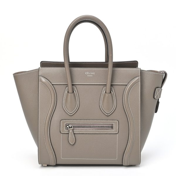 imgrc0103112886 Celine Luggage Micro Handbag Calfskin Biege