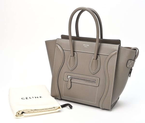 imgrc0103112895 Celine Luggage Micro Handbag Calfskin Biege