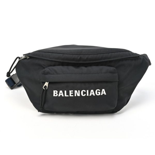 imgrc0103119165 Balenciaga Wheel Nylon Belt Bag Black