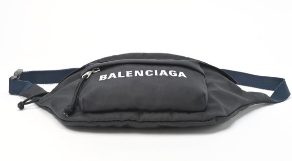 imgrc0103119168 Balenciaga Wheel Nylon Belt Bag Black