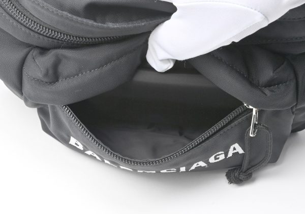 imgrc0103119172 Balenciaga Wheel Nylon Belt Bag Black