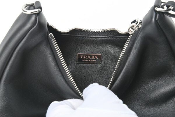 imgrc0103139126 Prada Re Edition 2005 Padded Nappa Shoulder Bag Black