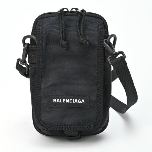 imgrc0103151006 Balenciaga Explorer Mini Nylon Shoulder Pouch Black