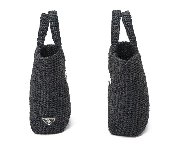 imgrc0103392758 Prada Small Crochet Tote Bag Raffia Style