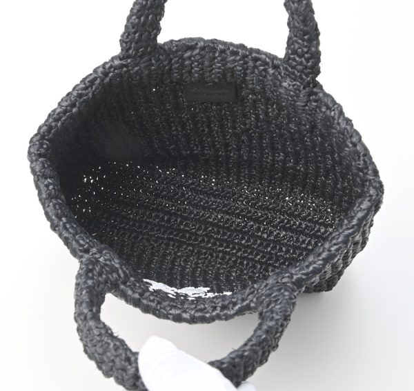 imgrc0103392764 Prada Small Crochet Tote Bag Raffia Style