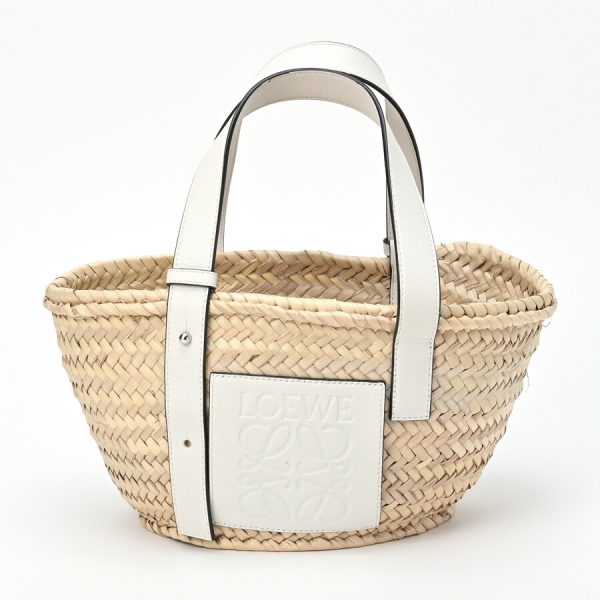 imgrc0103473630 Loewe Basket Bag Small Natural White