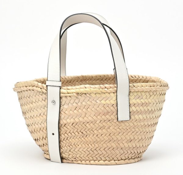 imgrc0103473631 Loewe Basket Bag Small Natural White