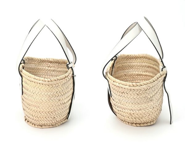 imgrc0103473633 Loewe Basket Bag Small Natural White