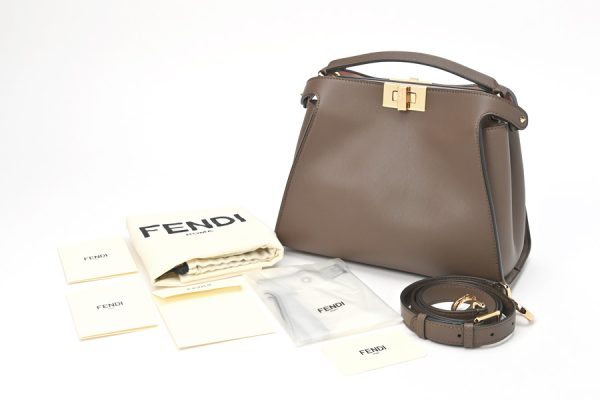 imgrc0103561078 Fendi Peekaboo Iconic Essential Greige