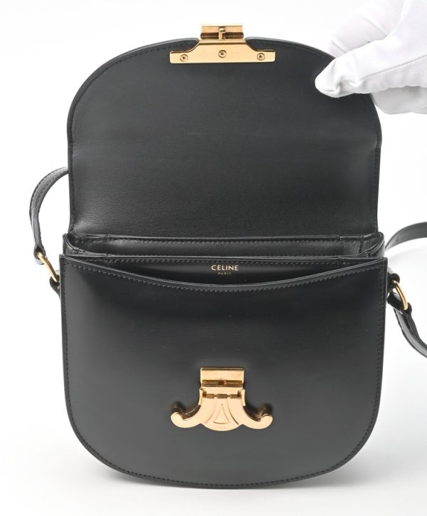 imgrc0103561592 Celine Teen Bouzas Triomphe Shoulder Bag Black