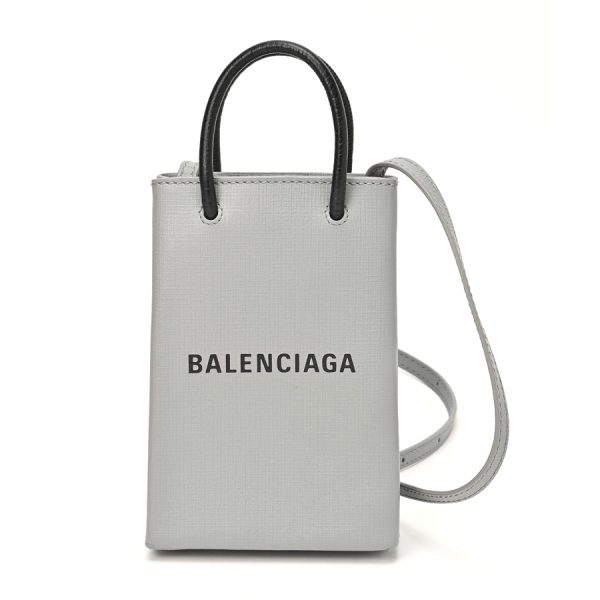 imgrc0103791107 Balenciaga Mini Shopping Bag Shoulder Pouch Black