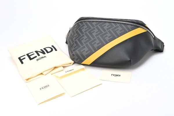 imgrc0103847778 Fendi FF Motif Body Bag Brown