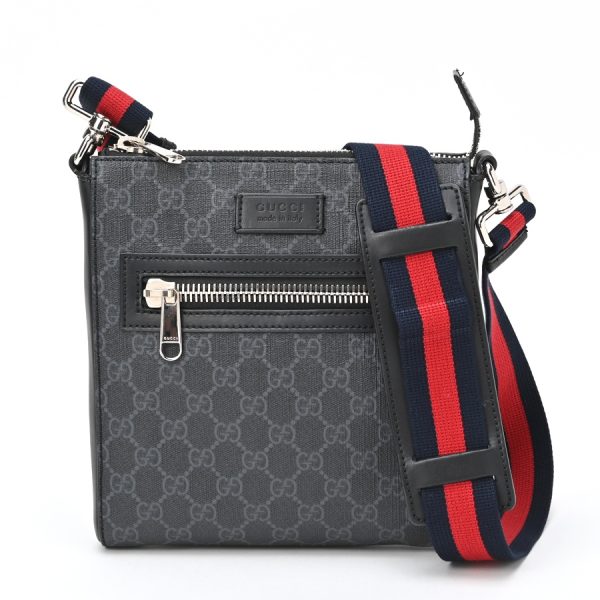 imgrc0103920520 Gucci GG Supreme Messenger Bag Small Black Black