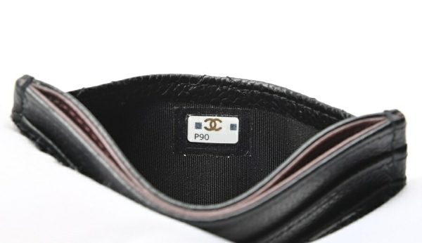 imgrc0104023545 Chanel Matelasse Card Case Caviar Skin Black