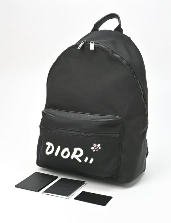 imgrc0104103997 Dior Cows Nylon Backpack Black