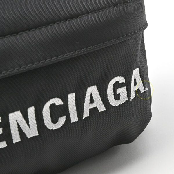 imgrc0104127697 Balenciaga Wheel Belt Bag Body Bag Nylon Black