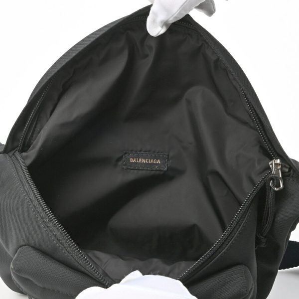 imgrc0104127698 Balenciaga Wheel Belt Bag Body Bag Nylon Black