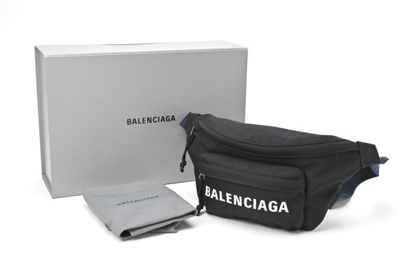 imgrc0104127700 Balenciaga Wheel Belt Bag Body Bag Nylon Black