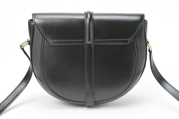 imgrc0104229762 Celine 16 Bouzas Shoulder Bag Calfskin Black