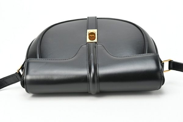 imgrc0104229764 Celine 16 Bouzas Shoulder Bag Calfskin Black