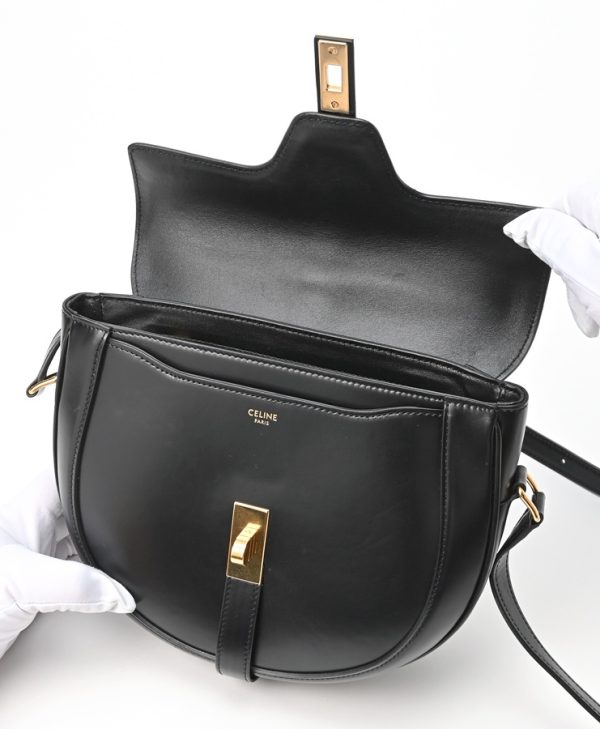 imgrc0104229774 Celine 16 Bouzas Calfskin Bag Black