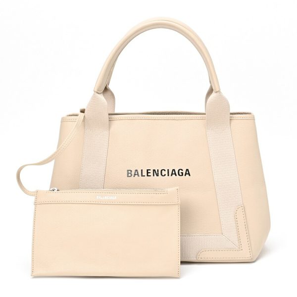 imgrc0104306917 Balenciaga Blue Cabas S Tote Bag Beige