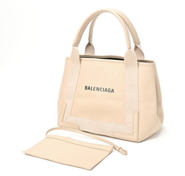 imgrc0104306939 Balenciaga Blue Cabas S Tote Bag Beige