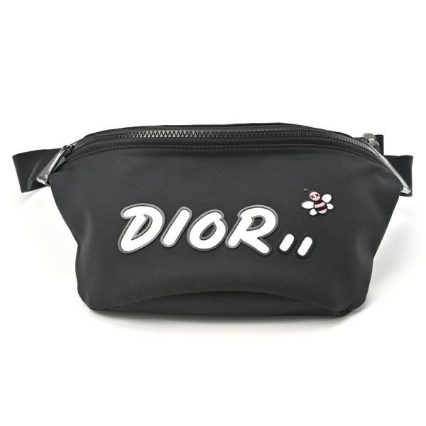 imgrc0104312094 Dior Cows Collaboration Bee Body Bag Nylon Black