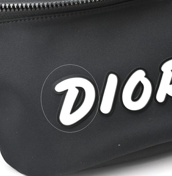 imgrc0104312099 Dior Cows Collaboration Bee Body Bag Belt Bag NylonBlack