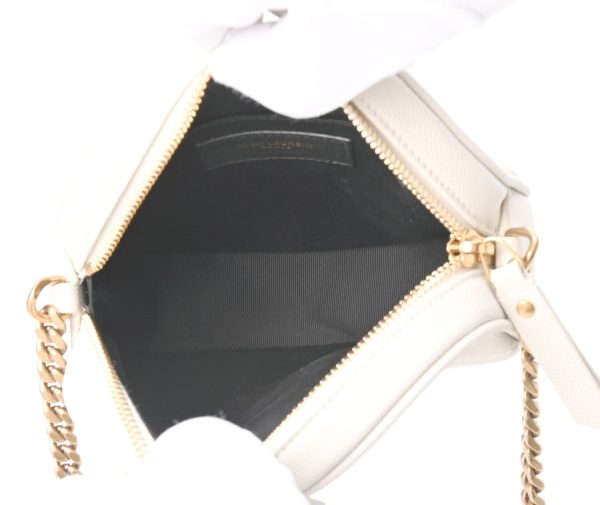 imgrc0104398143 Saint Laurent Cassandra Circle Chain Bag Grained Poudre