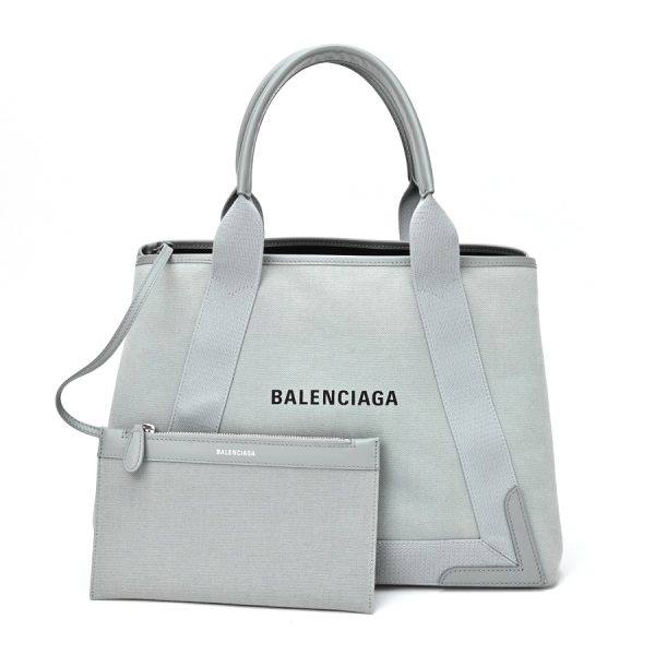 imgrc0104424859 Balenciaga Blue Cabas M Tote Bag Black