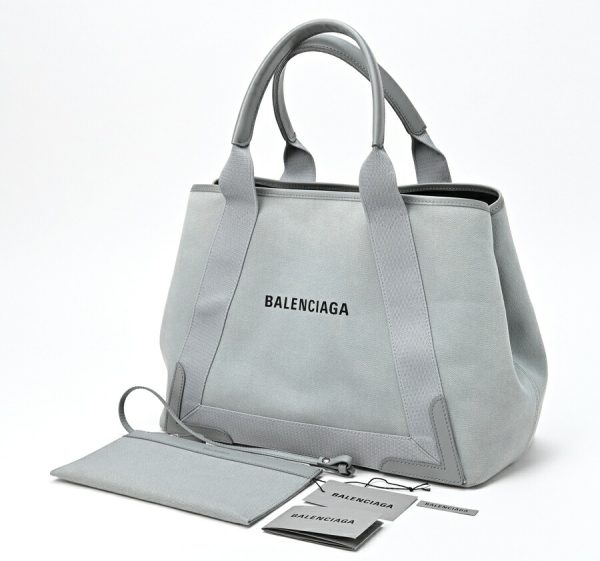 imgrc0104424869 Balenciaga Blue Cabas M Tote Bag Black