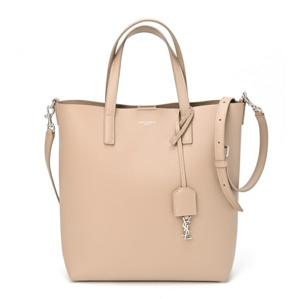 imgrc0104465578 Saint Laurent Toy Shopping Tote Bag Pink Beige