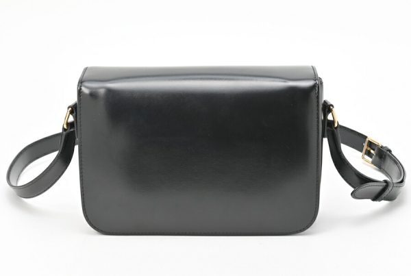 imgrc0104539003 Celine Triomphe Bag Shiny Calfskin Black