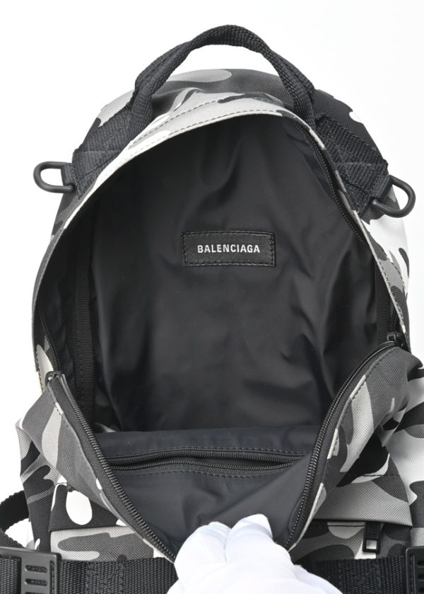 imgrc0104573607 Balenciaga Army Multi Carry Nylon Backpack Black Camouflage