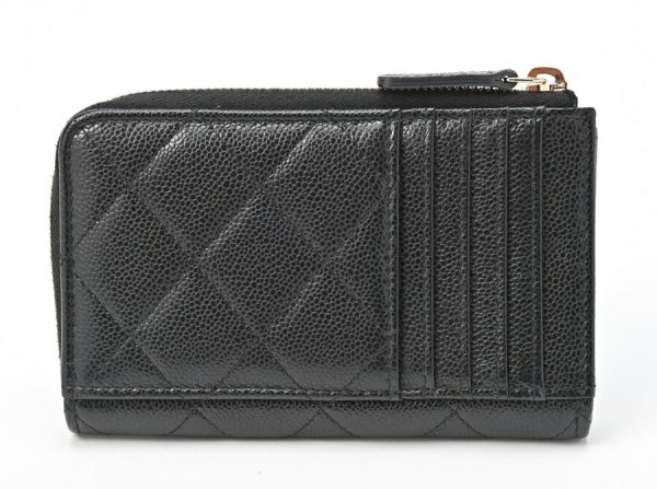 imgrc0104878851 Chanel Timeless Coin Card Case Caviar Skin Black