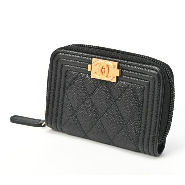 imgrc0104879439 Chanel Boy Chanel Coin Case Caviar Skin Black