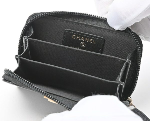 imgrc0104879443 Chanel Boy Chanel Coin Case Caviar Skin Black