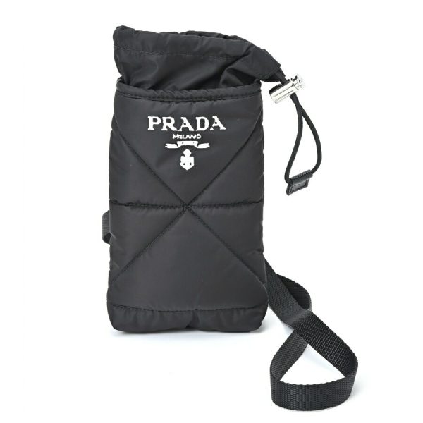 imgrc0104952513 Prada Nylon Phone Holder Black