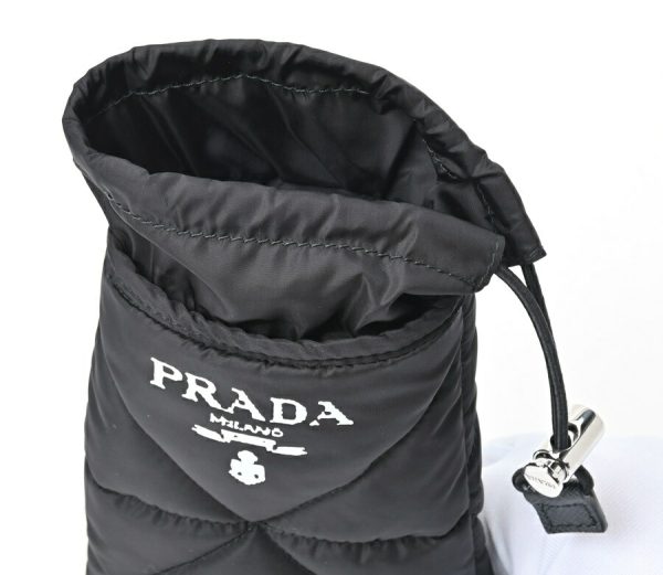 imgrc0104952518 Prada Nylon Phone Holder Black