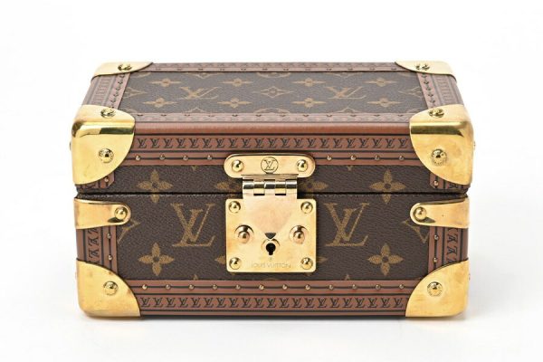 imgrc0105280541 Louis Vuitton Coffret Tresor 20 Monogram Blue