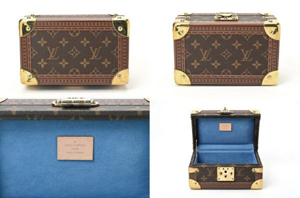 imgrc0105280544 Louis Vuitton Coffret Tresor 20 Monogram Blue