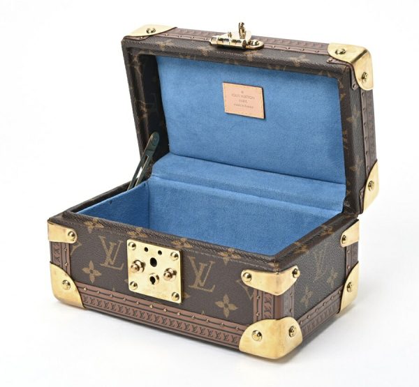 imgrc0105280545 Louis Vuitton Coffret Tresor 20 Monogram Blue